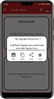 Sözler Alemi - Durum Sözleri android App screenshot 2